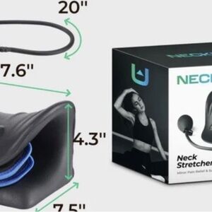 NECKUP NECK STRETCHER WITH INFLATABLE PUMP, PAIN RELIEF BETTER RELAXATION🔥🔥
